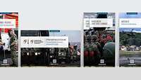 Flyers and brochures about the task spectrum of the Bundeswehr Joint Force Command