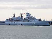 Einlaufen der Fregatte "Brandenburg" 