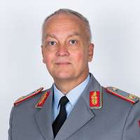 Ein Soldat im Portrait
