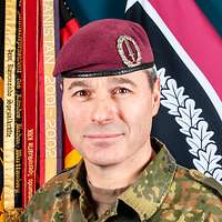 Ein Soldat im Porträt