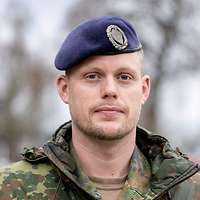 Ein Soldat im Porträt