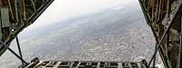 Aid flight for Gaza: second airdrop