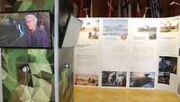 Eine Ausstellung zur Geschichte der Luftwaffe.
