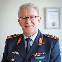 Portraitfoto eines Soldaten.