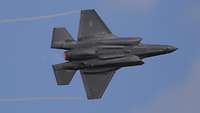 Flug einer F-35 Lightning II der U. S. Air Force auf der ILA 2024.