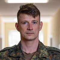 Ein Soldat im Porträt