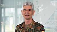 Ein Soldat im Porträt