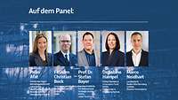 Plakat, das die Teilnehmenden des Panel der #GIDSdebate am 9. Juni 2026 zeigt.