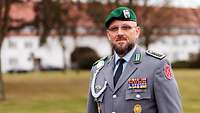 Ein Soldat im Porträt