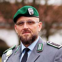 Ein Soldat im Porträt