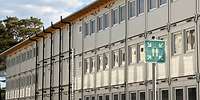 Unterkunftsgebäude.
