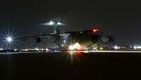 Eine A400M auf der jordanischen Luftwaffenbasis Al-Asrak