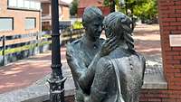 Das Lili Marleen-Denkmal in Munster