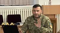 Ein ukrainischer Soldat spricht