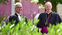 Evangelischer Militärbischof Rink und Katholischer Militärbischof Overbeck