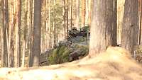 Soldat im Panzer
