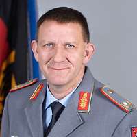 Ein Porträt des Kommandeurs der Technischen Schule des Heeres, Oberst Stephan Kurjahn