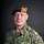 Porträt von Brigadegeneral Nico Boom, ein niederländischer Soldat
