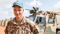 Ein Soldat im Porträt
